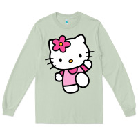 Matcha kitty Long Sleeve Tee - PixelWave