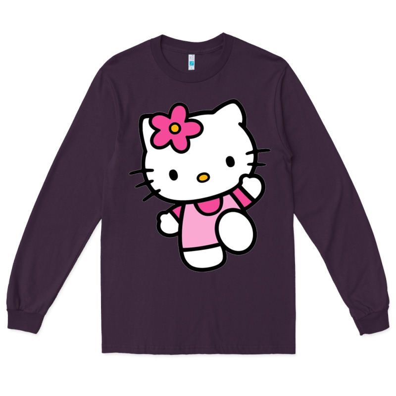 Kitty Long Sleeve Tee by PixelWave | Teevron