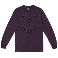 Plum bichota heart for women,cute music t shirt Long Sleeve Tee - PixelWave