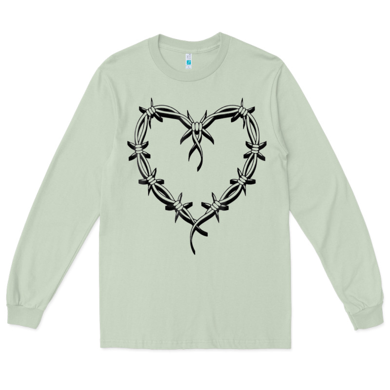Bichota Heart For Women,cute Music T Shirt Long Sleeve Tee by PixelWave | Teevron