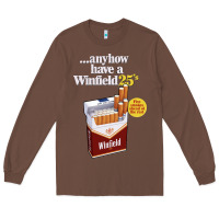 Chestnut Anyhow Have A Winfield 25s Classic Long Sleeve Tee - PixelWave