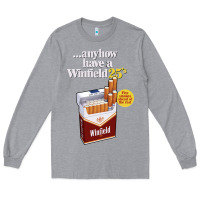 Heather Grey Anyhow Have A Winfield 25s Classic Long Sleeve Tee - PixelWave