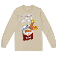 Mushroom Anyhow Have A Winfield 25s Classic Long Sleeve Tee - PixelWave