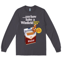 Smoke Anyhow Have A Winfield 25s Classic Long Sleeve Tee - PixelWave