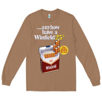 Toasted Coconut Anyhow Have A Winfield 25s Classic Long Sleeve Tee - PixelWave