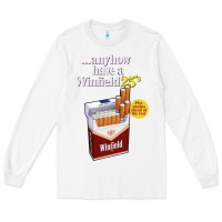 White Anyhow Have A Winfield 25s Classic Long Sleeve Tee - PixelWave