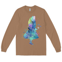Toasted Coconut watercolor splatter alice in wonderland t shirt design Long Sleeve Tee - PixelWave