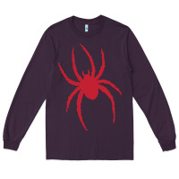 Plum Richmond spiders Long Sleeve Tee - PixelWave