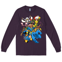 Plum group pic x men Long Sleeve Tee - PixelWave