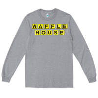 Heather Grey waffle hause Long Sleeve Tee - PixelWave