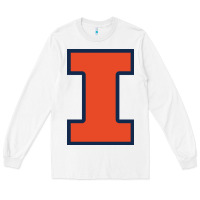 White illinois fighting illini Long Sleeve Tee - PixelWave