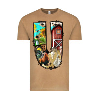 Vintage Camel farm life alphabet lowercase letters u Vintage Tee - BundleAndBundleShop