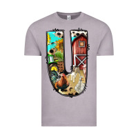 Vintage Zinc farm life alphabet lowercase letters u Vintage Tee - BundleAndBundleShop