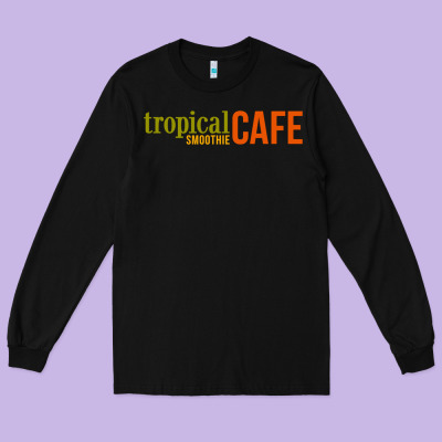 Tropical Smoothie Long Sleeve Tee Designed By Pixelwave