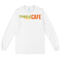 White Tropical Smoothie Long Sleeve Tee - PixelWave