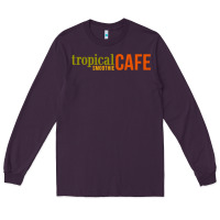 Plum Tropical Smoothie Long Sleeve Tee - PixelWave