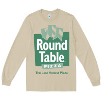 Mushroom round table pizza Long Sleeve Tee - PixelWave