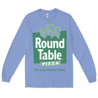 Colony Blue round table pizza Long Sleeve Tee - PixelWave