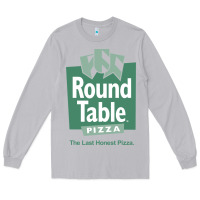 Moon Dust round table pizza Long Sleeve Tee - PixelWave
