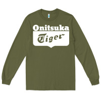 Army Green onitsuka tiger Long Sleeve Tee - PixelWave