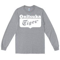 Heather Grey onitsuka tiger Long Sleeve Tee - PixelWave