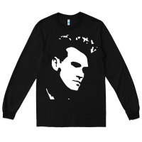 Black morrissey the smiths Long Sleeve Tee - PixelWave