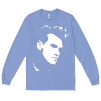 Colony Blue morrissey the smiths Long Sleeve Tee - PixelWave