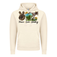 Vintage Artic Peace Love Donkey Vintage Hoodie - LillyAllenDesigns