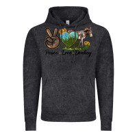 Peace Love Donkey Vintage Hoodie | Teevron