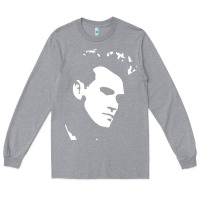 Heather Grey morrissey the smiths Long Sleeve Tee - PixelWave