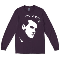 Plum morrissey the smiths Long Sleeve Tee - PixelWave
