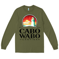Army Green cabo wabo Long Sleeve Tee - PixelWave