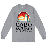 Heather Grey cabo wabo Long Sleeve Tee - PixelWave
