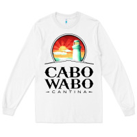 White cabo wabo Long Sleeve Tee - PixelWave