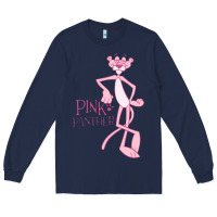 Navy pink panther Long Sleeve Tee - PixelWave
