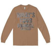 Toasted Coconut what's your damage, heather   heathers Long Sleeve Tee - PixelWave