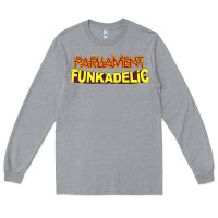 Heather Grey parliament funkadelic Long Sleeve Tee - PixelWave