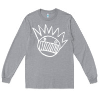 Heather Grey ween Long Sleeve Tee - PixelWave