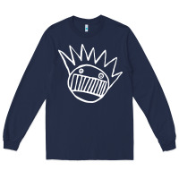 Navy ween Long Sleeve Tee - PixelWave