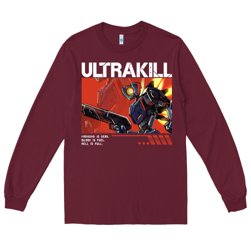 The Merch Ultrakill 1 Long Sleeve Tee by PixelWave | Teevron