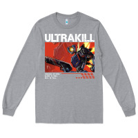 Heather Grey the merch ultrakill 1 Long Sleeve Tee - PixelWave