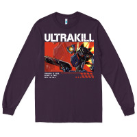 Plum the merch ultrakill 1 Long Sleeve Tee - PixelWave