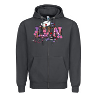 Smoke valentines day lvn Zipper Hoodie - RanaPortraitStore