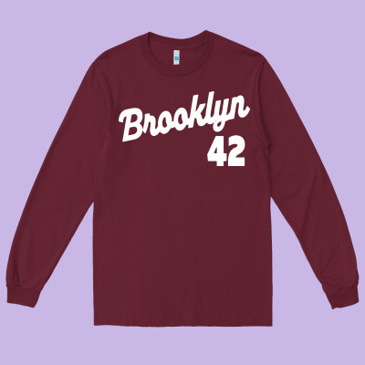 Brooklyn 42 Long Sleeve Tee Designed By Pixelwave