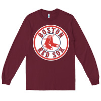 Burgundy Boston R e d S o x Long Sleeve Tee - Craftify