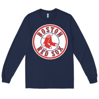 Navy Boston R e d S o x Long Sleeve Tee - Craftify