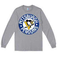 Heather Grey penguins player sky Long Sleeve Tee - Craftify