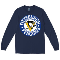 Navy penguins player sky Long Sleeve Tee - Craftify
