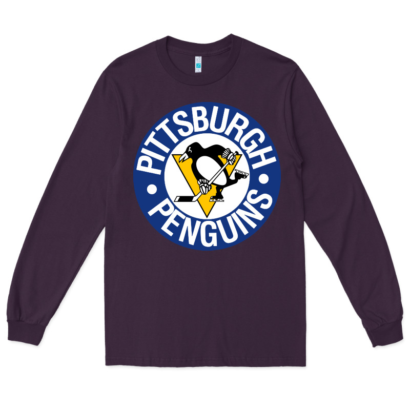 Penguins Player Sky Long Sleeve Tee by Craftify | Teevron