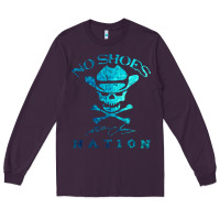Plum kenny chesney no shoes nation Long Sleeve Tee - Craftify